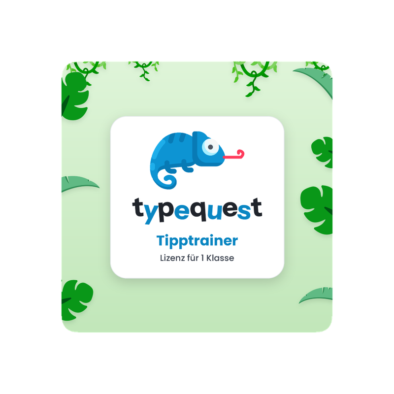 typequest Tipptrainer, Lizenz für 1 Klasse
