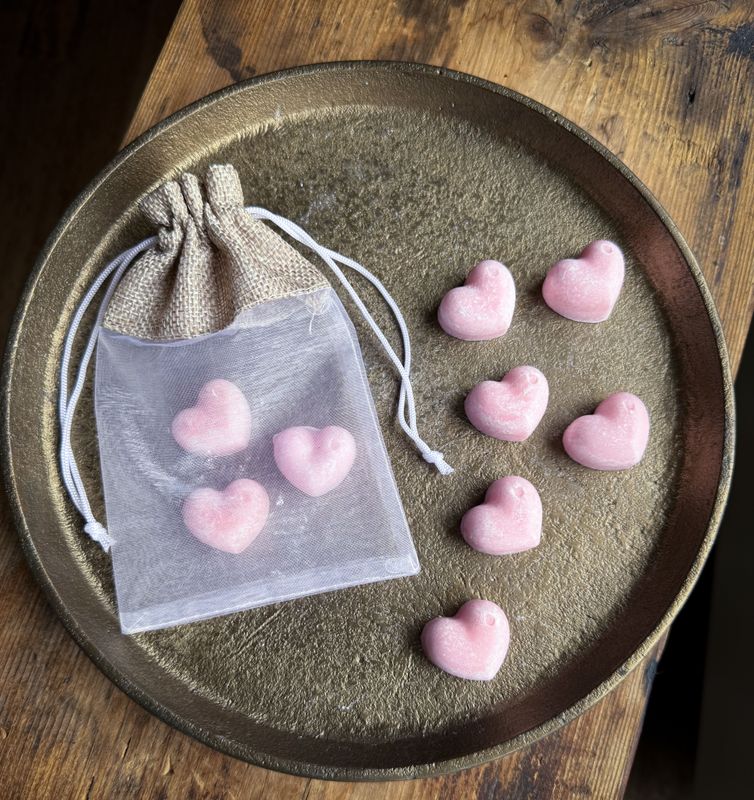 Petits coeurs par trois pièces dans un sachet (10 pièces)