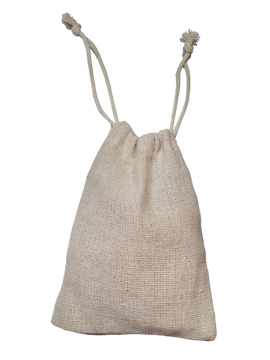 Drawstring Pouch Burlap 8x10cm (10 pieces)