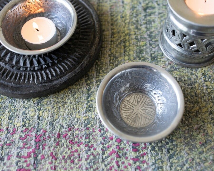 Handmade Tinklet Bowl 9cm assortment (5 pieces)