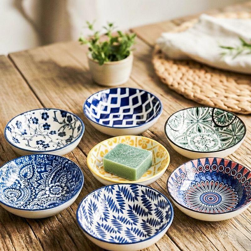 Bowl 10 cm assorted (6 pieces)