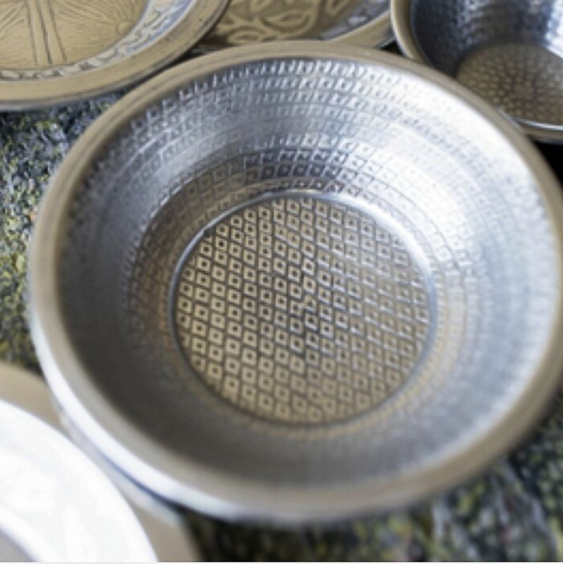 Handmade Tinklet Bowl 12cm assortment (at least 5 pieces)