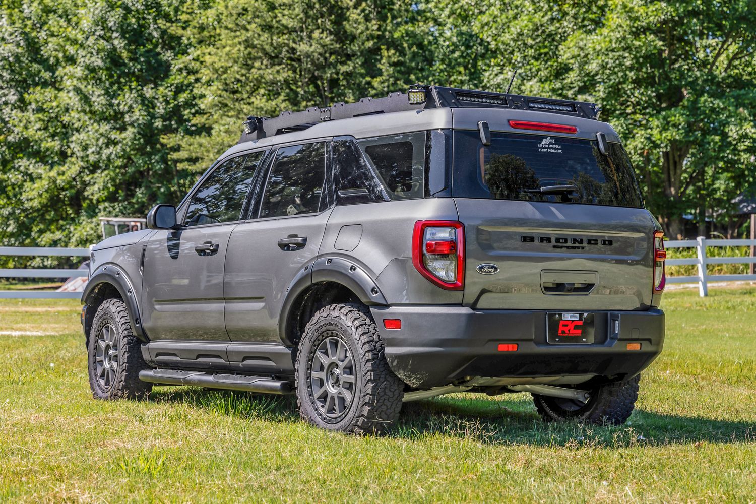 2021-2025 Ford Bronco Sport 4WD Oval Steps (BLACK)