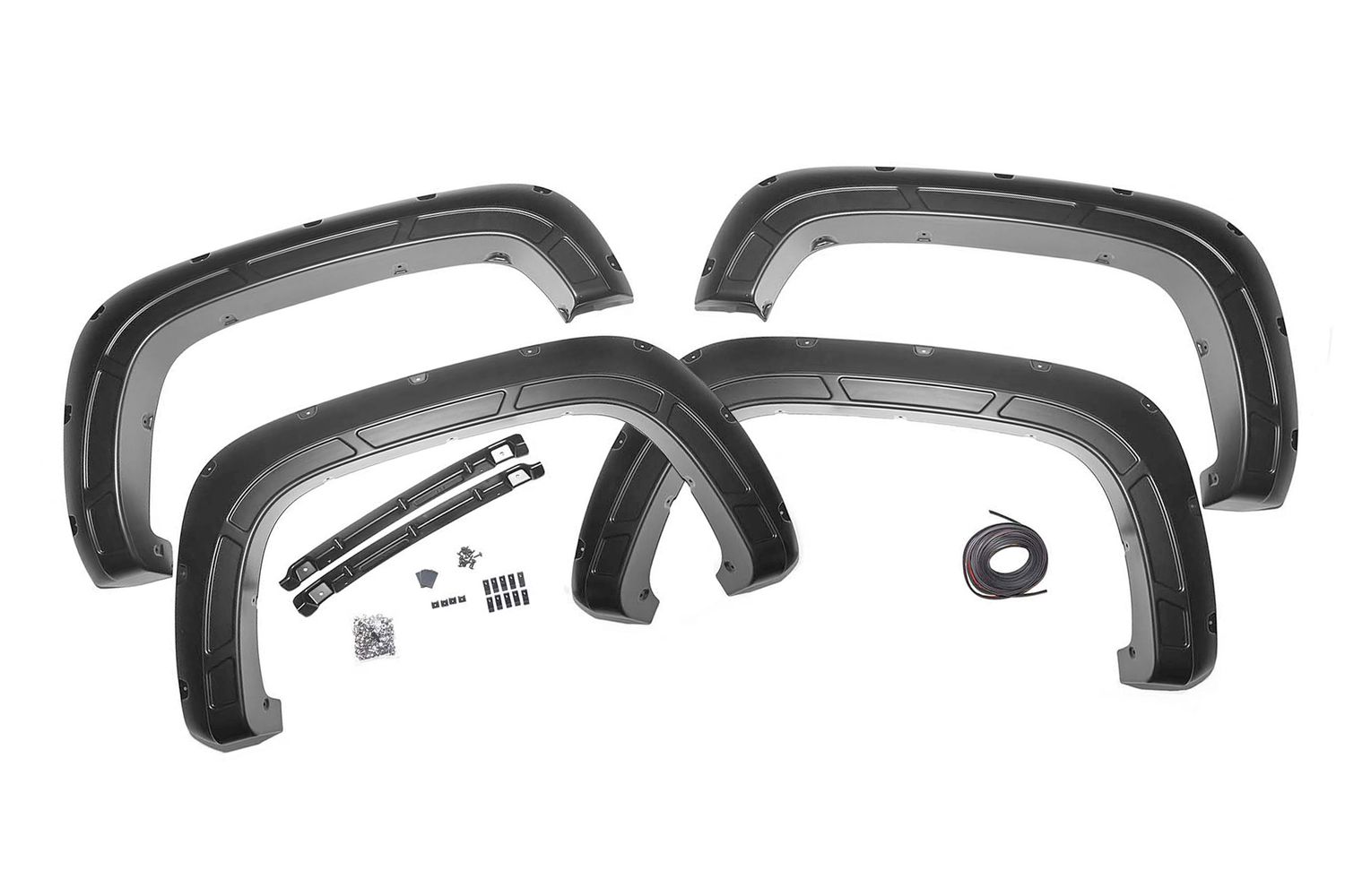 2020-2025 Chevy Silverado 2500HD/3500HD Defender Fender Flares GBA- Black