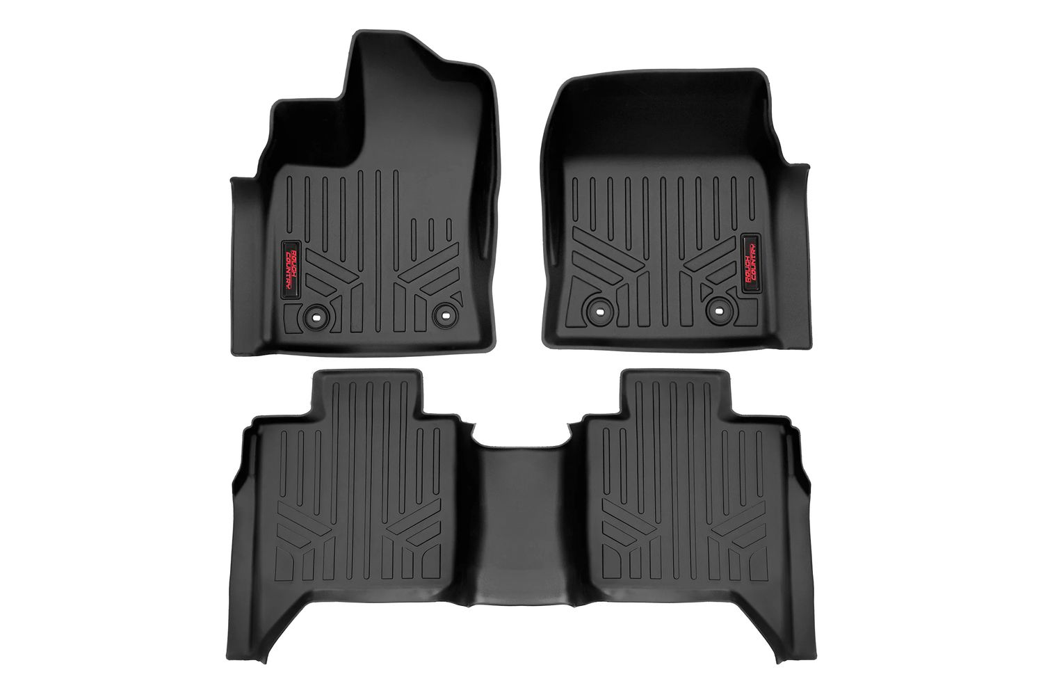 2022-2025 Toyota Tundra 2WD/4WD CrewMax Front and Rear Floor Mats