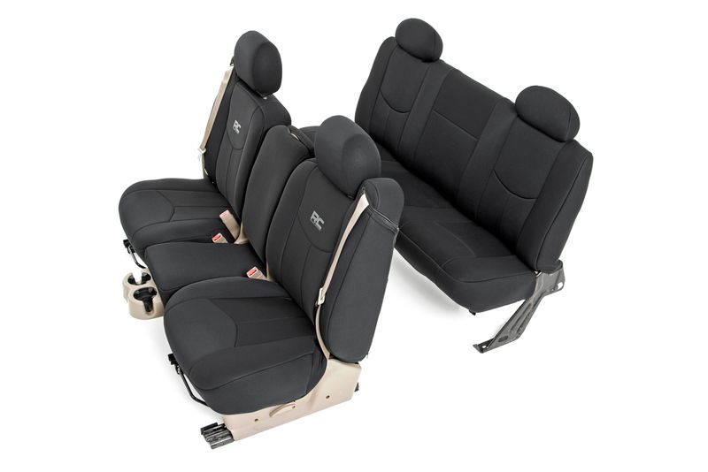 1999-2006 &amp; Classic Chevy Silverado 1500/GMC Sierra 1500 1st and 2nd Row Seat Covers