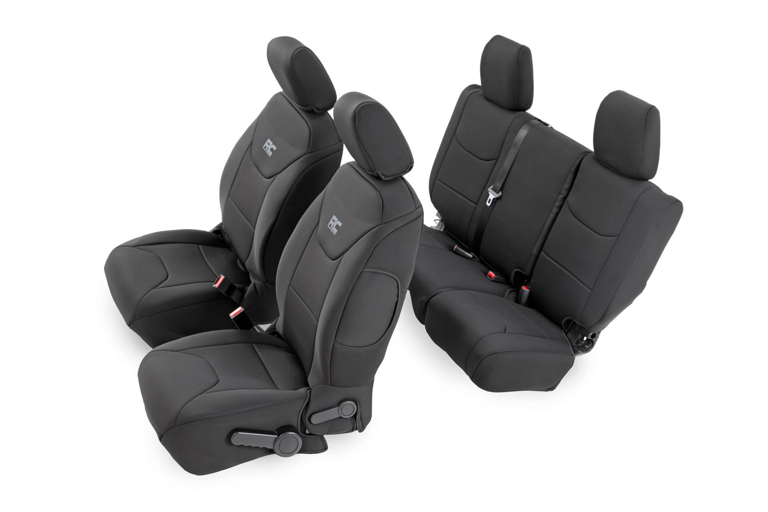 2013-2018 Jeep Wrangler JK 4WD (4-Door) 1st and 2nd Row Seat Covers