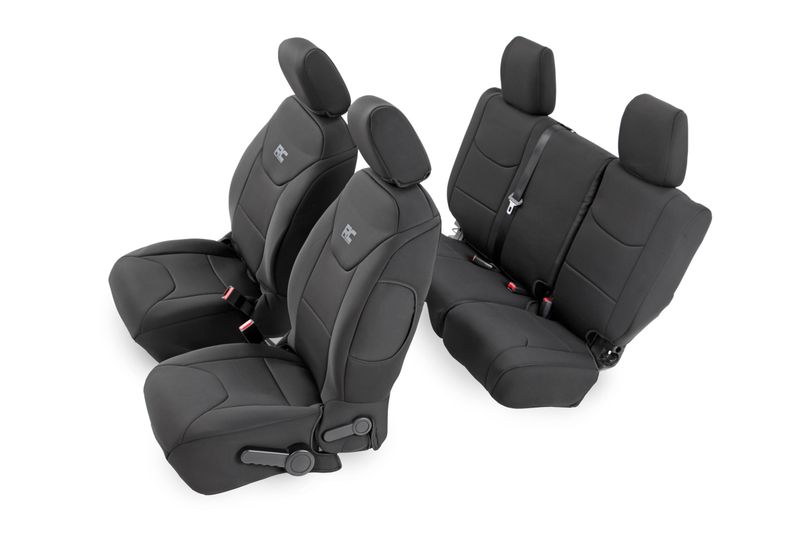 2013-2018 Jeep Wrangler JK 4WD (4-Door) 1st and 2nd Row Seat Covers
