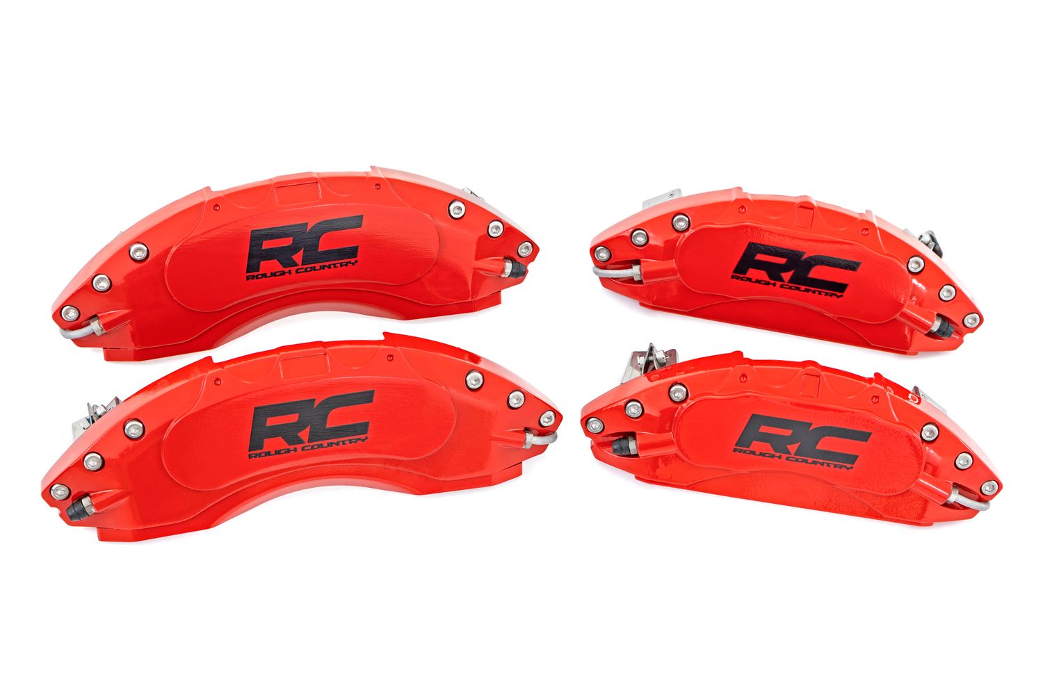 2021-2025 Ford Bronco Front and Rear Caliper Covers- RED