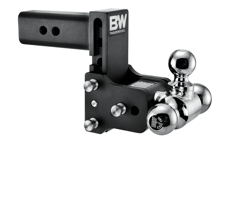 B&amp;W Hitches Tow and Stow with 5&quot; Drop and 1&quot; 7/8 x 2&quot; x 2&quot; 5/16 Ball Sizing