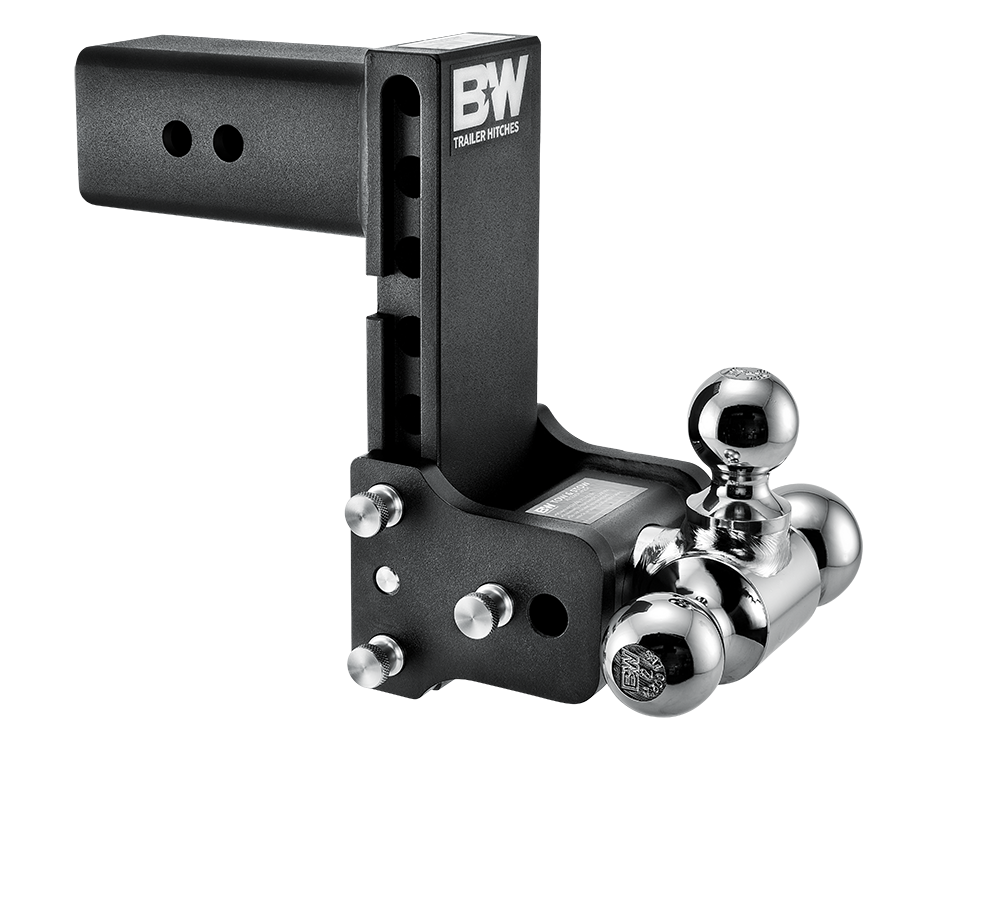 B&amp;W Hitches 3&quot; Shank- Tow and Stow 7&quot; 1/2 Drop with 1&quot; 7/8 x 2&quot; x 2&quot; 5/16 Ball Sizing