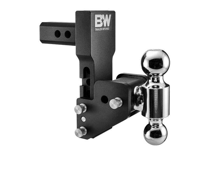 B&amp;W Hitches- 2" Shank- MultiPro/MultiFlex- Tow and Stow- 4.5" Drop with 2" 5/16 x 2" Ball Sizing