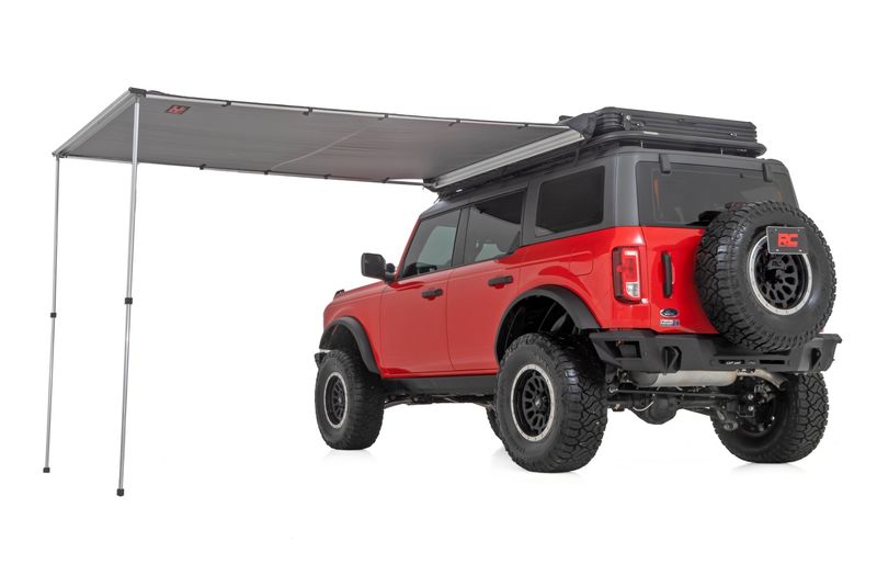 Retractable Roof Rack Awning- 6'6" x 9'8" (Fits Trucks &amp; SUVs)