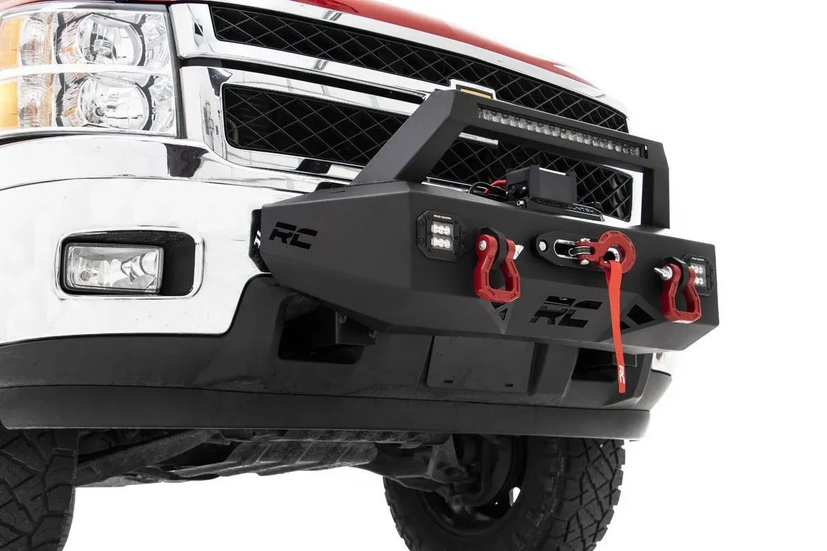 Chevy Silverado 2500 HD/3500 HD 2WD/4WD (2011-2019)- EXO Winch Mount Kit