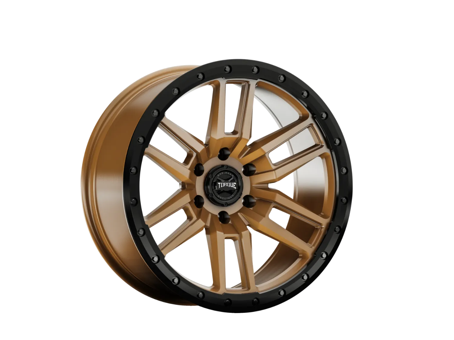 Torque Pritchett Bronze w/Black Lip | 20x9 | 6x5.5 | -12mm