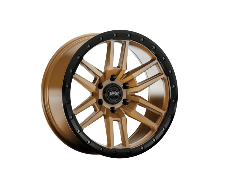 Torque Pritchett Bronze w/Black Lip | 20x9 | 6x5.5 | -12mm