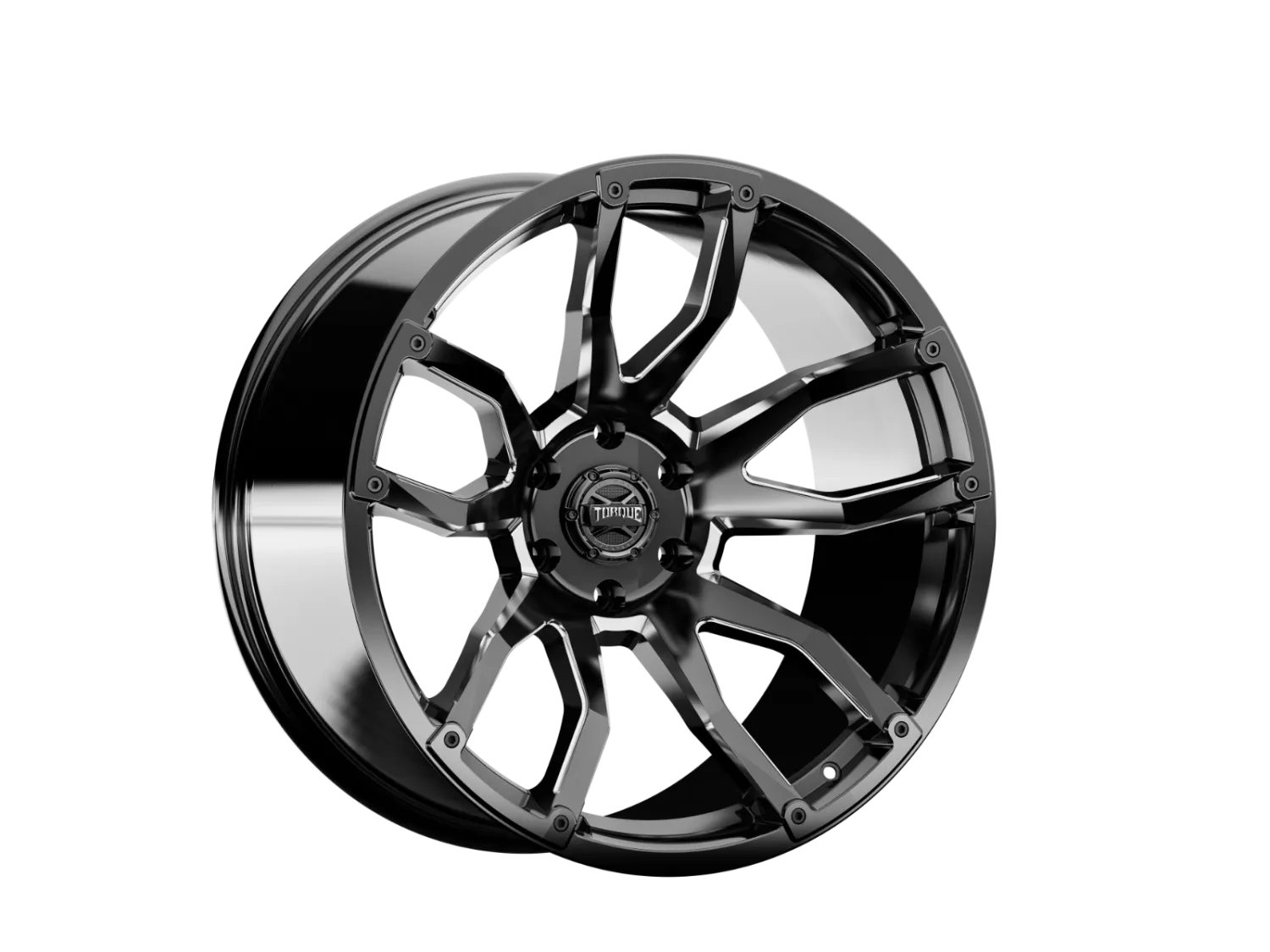 Torque Impact Gloss Black w/Milled Accents | 20x9 | 6x135 | -12mm