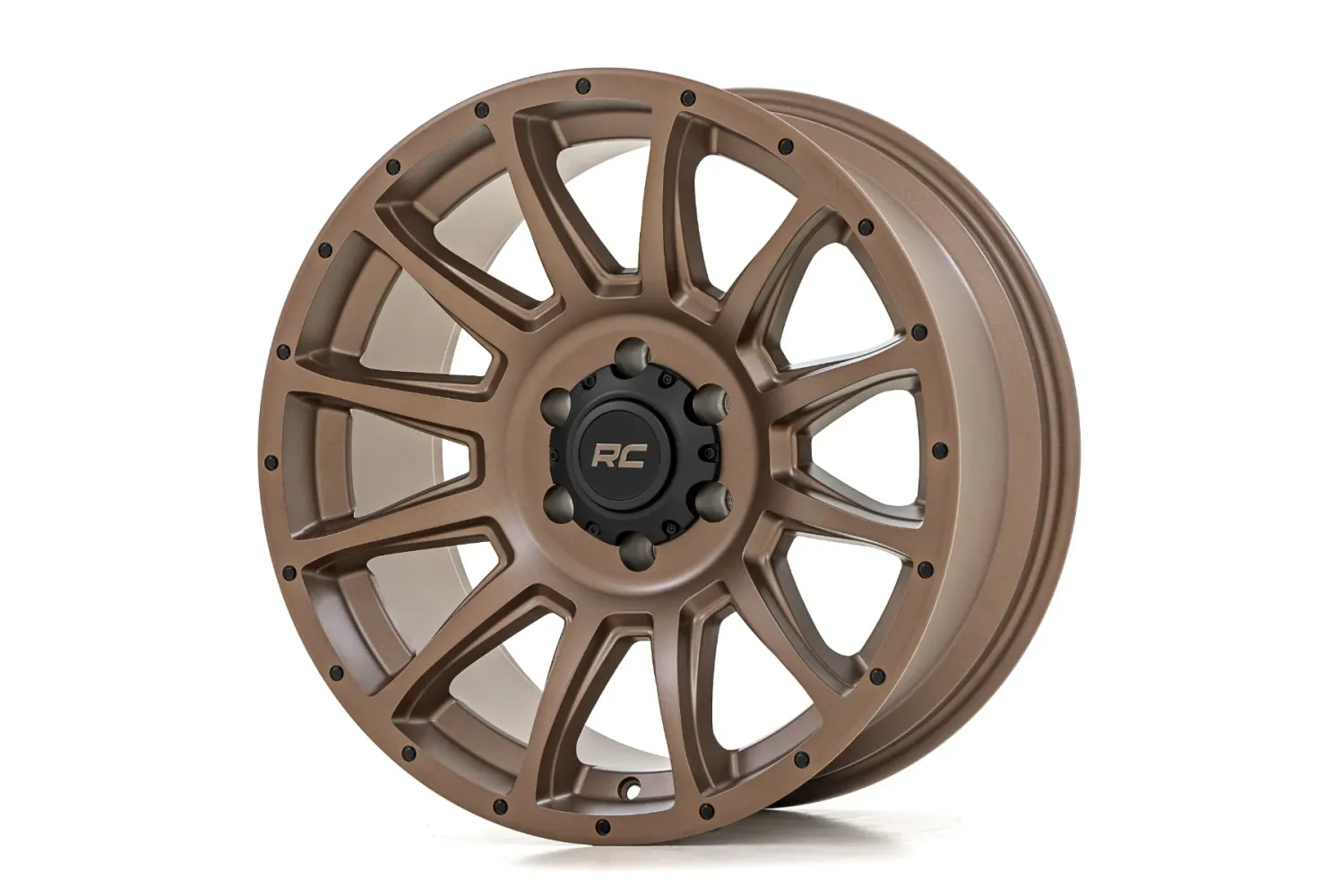 Rough Country 90 Series Wheel One-Piece | Bronze | 20x10 | 5x5 | -19mm