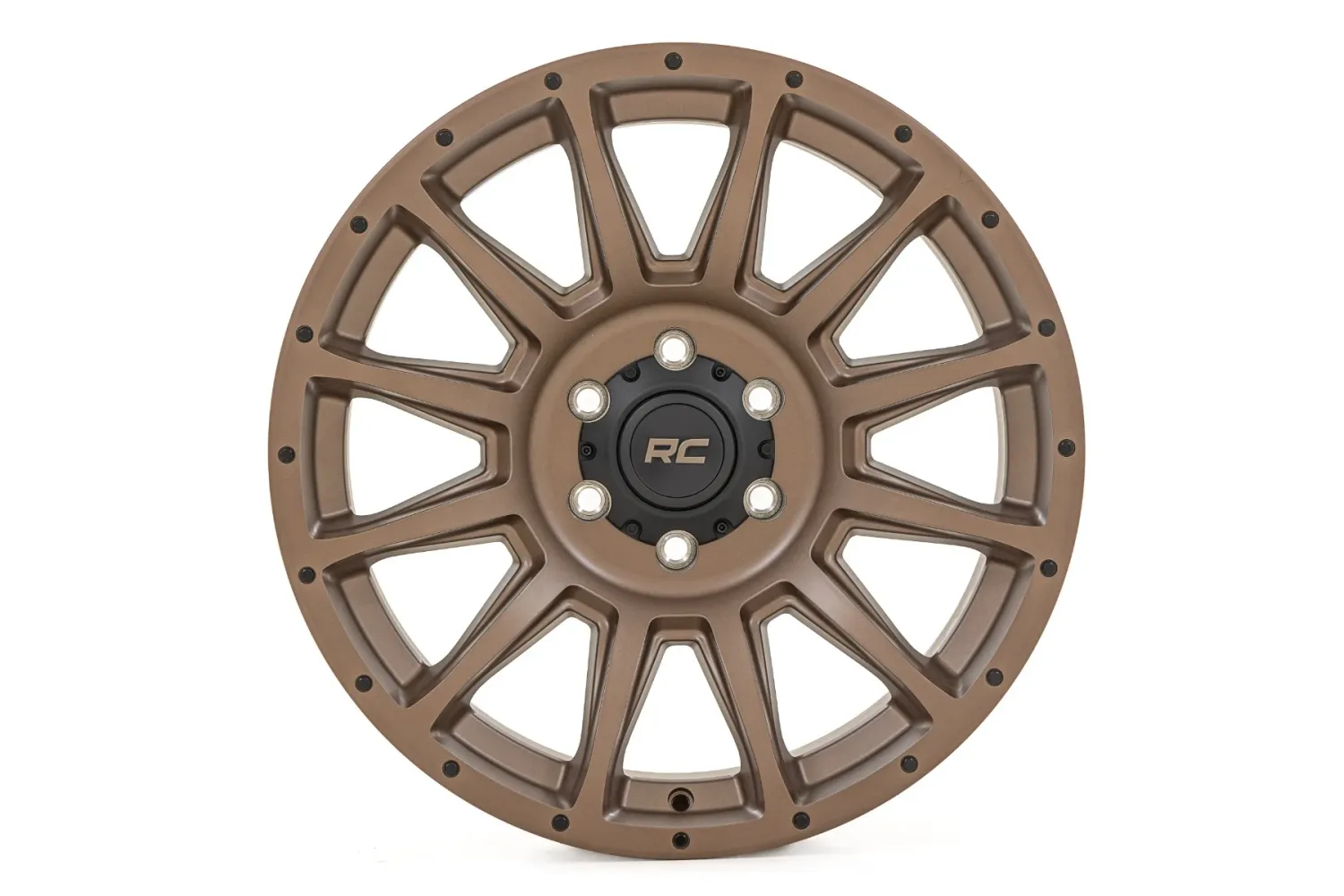 Rough Country 90 Series Wheel One-Piece | Bronze | 20x10 | 8x170 | -19mm