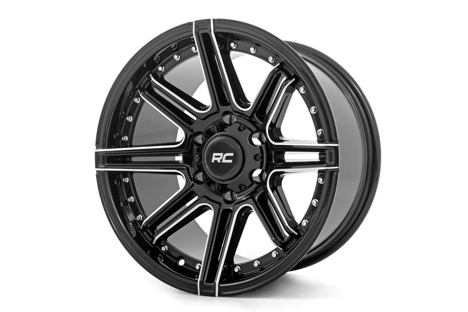 Rough Country 88 Series Wheel One-Piece | Gloss Black | 17x9 | 6x5.5 | +0mm