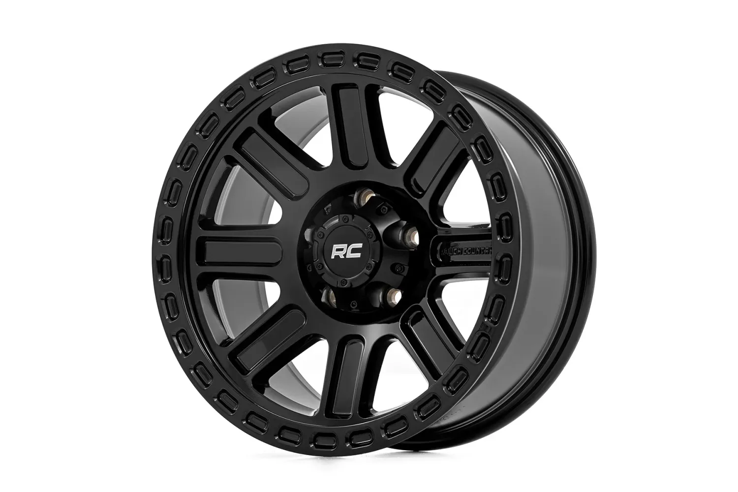 Rough Country 84 Series Wheel Gloss Black | 17x8.5 | 5x4.5 | +0mm
