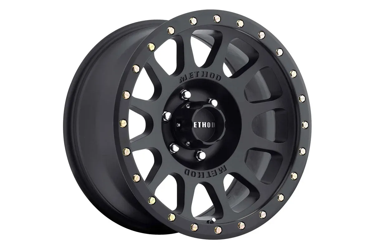 Method MR305 | Matte Black | 17x8.5 | 6x5.5 | +0