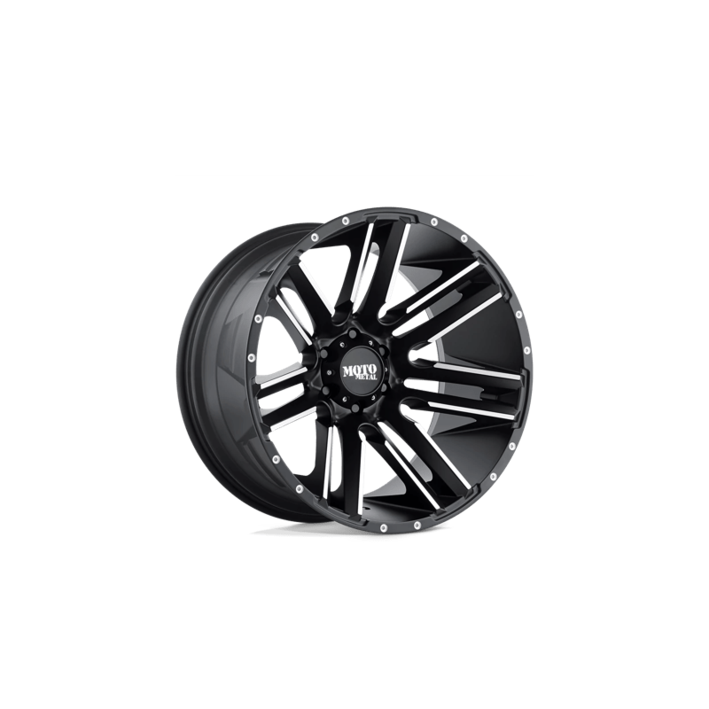 Moto Metal- MO978 20X9 6X5.5 S-BLK MACH 18MM (Sold Individually)