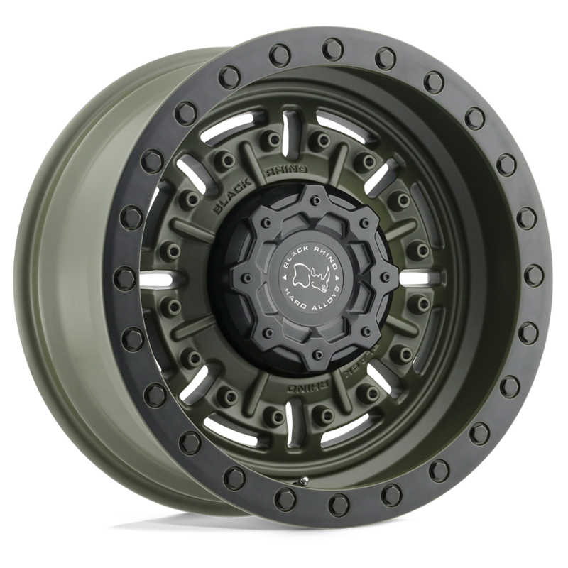 Black Rhino Hard Alloys- BRABR 17X8.5 6X5.5 OD-GRN 0MM (sold individually)