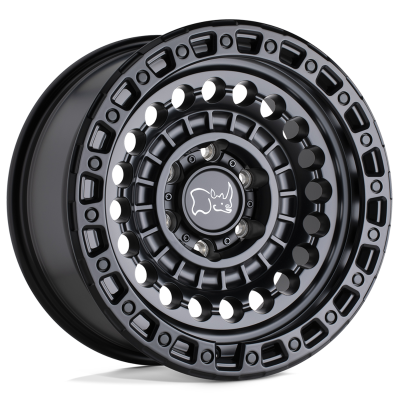 Black Rhino Hard Alloys- BRSTN 20X9.5 8X6.5 M-BLK -18MM (sold individually)