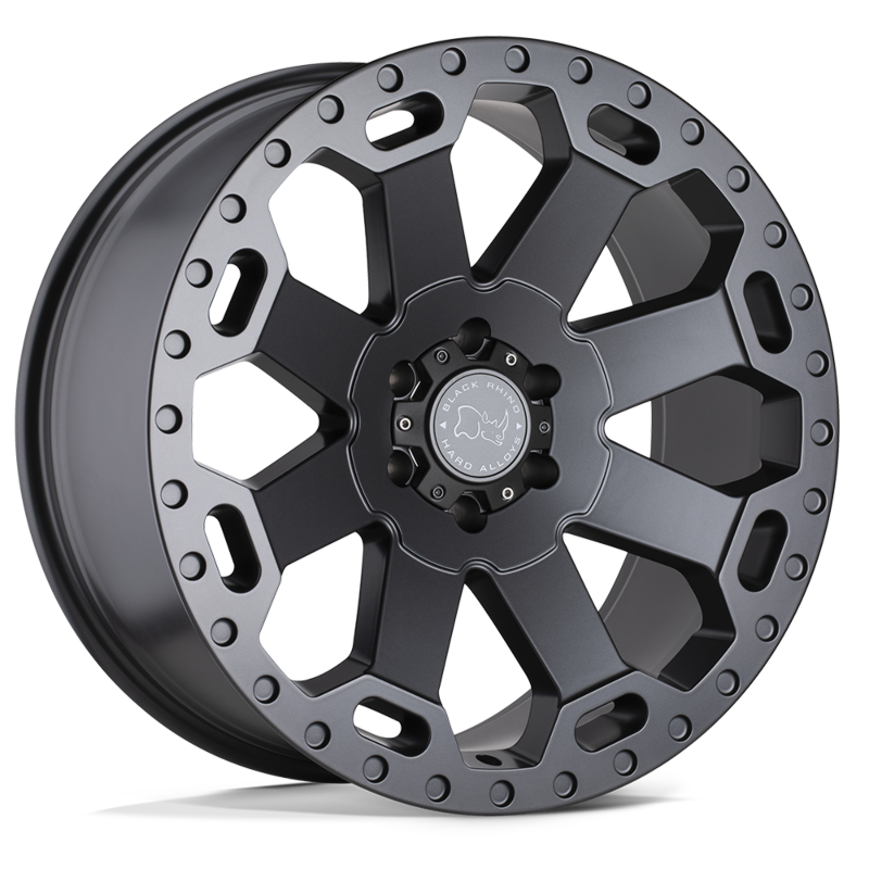 Black Rhino Hard Alloys- BRWAR 17X9 6X135 M-GNMTL 12MM (sold individually)