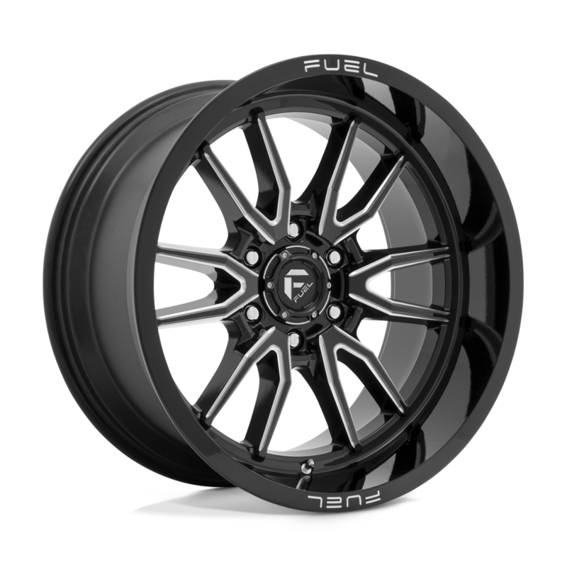 Fuel 1pc- D761 20X9 8X180 G-BLK MILL 01MM (sold individually)