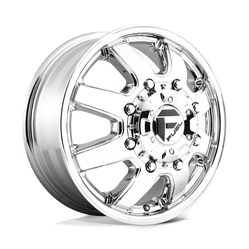 Fuel 1pc- Dually Wheel Front- D536 17X6.5 8X200 CHR-PLATED 116MM (sold individually)