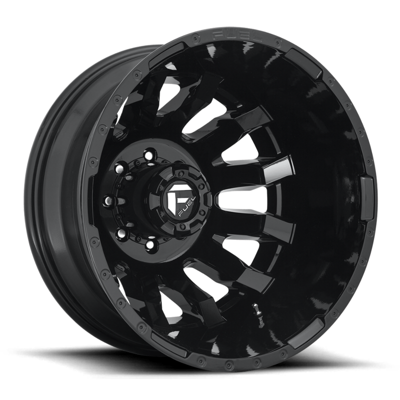Fuel 1pc- Dually Wheel- D675 20X8.25 8X6.5 GL-BLK -240MM (sold individually)