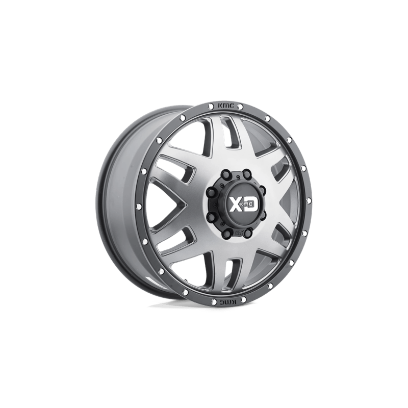 XD- Dually Wheel- XD130 17X6.5 8X200 M-GRY BLK-RING -140MM (sold individually) - Call for Pre order
