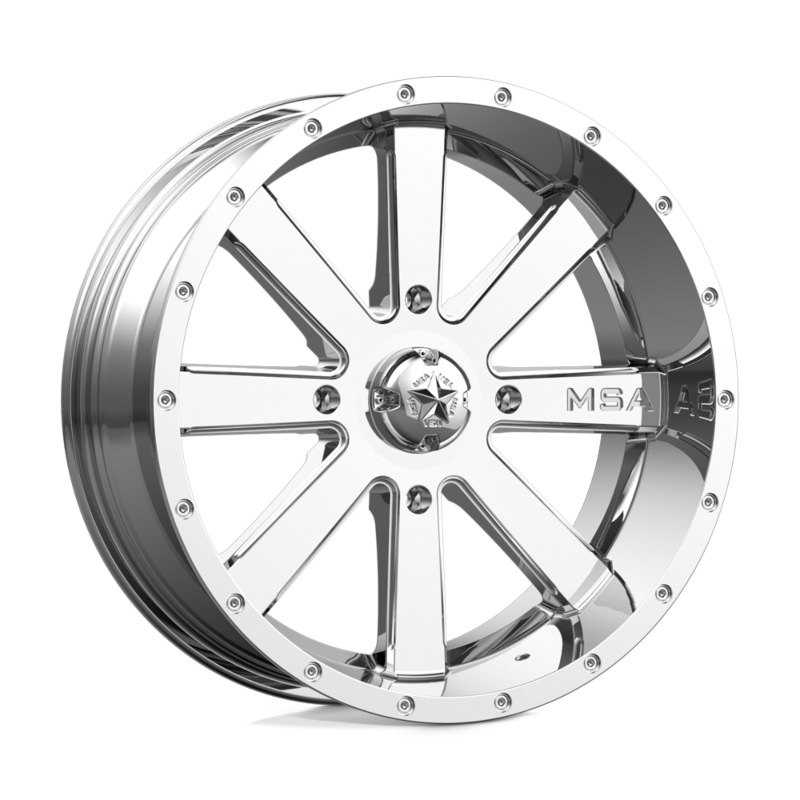 MSA Offroad UTV Wheels- MA34 24X7 4X137 CHROME 00MM (sold individually)