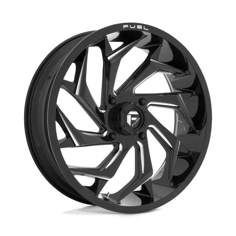Fuel UTV- D753 22X7 4X156 GL-BLK-MIL 00MM (sold individually)