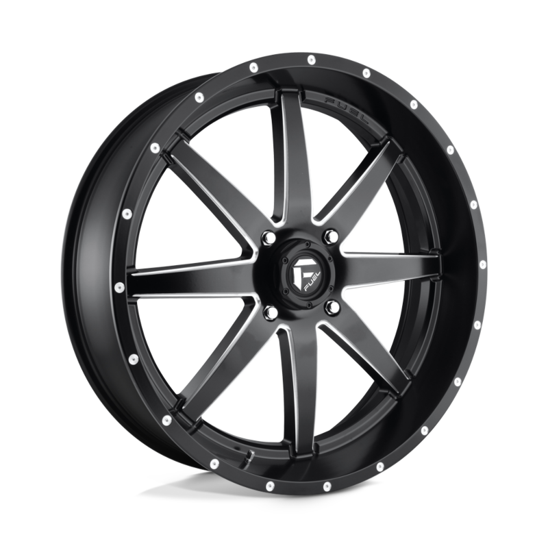 Fuel UTV- D538 24X7 4X156 MT-BLK-MIL 13MM (sold individually)