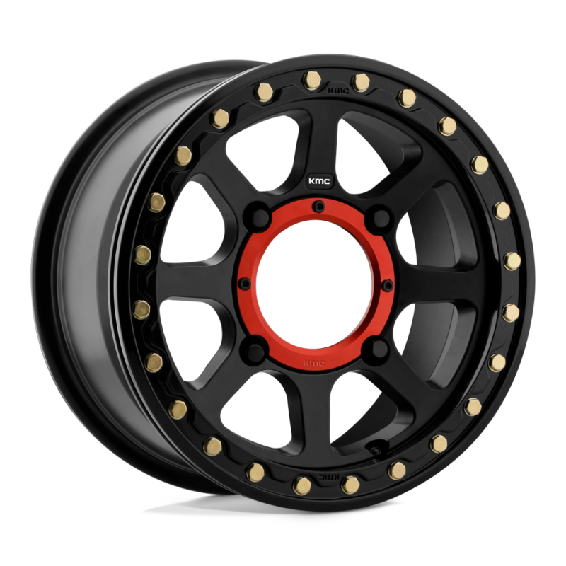 KMC Powersports- UTV-KS234 15X6 4X156 S-BLK 38MM (sold individually)