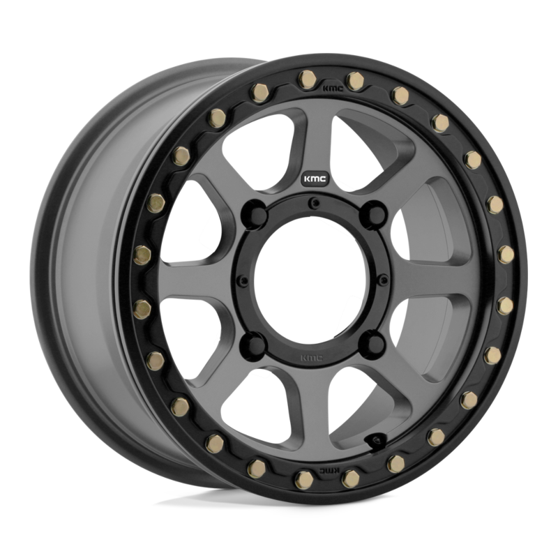KMC Powersports- UTV- KS234 14X7 4X137 S-GRY 38MM (sold individually)