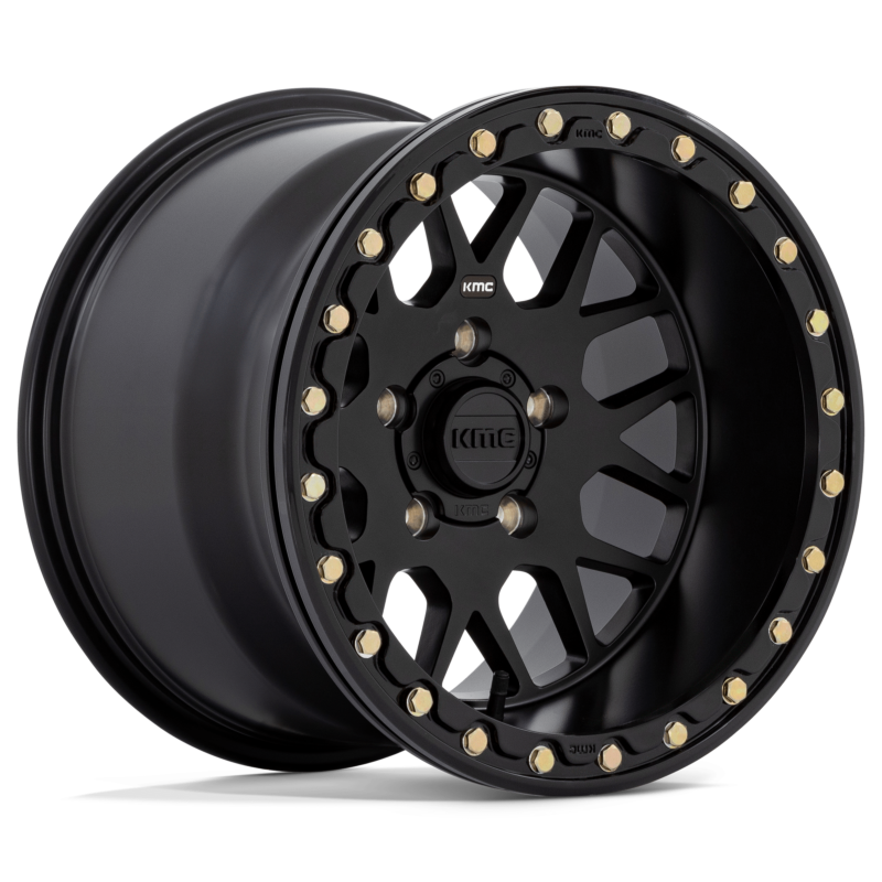 KMC Powersports- UTV- KS235 15X6 4X156 S-BLK 38MM (sold individually)