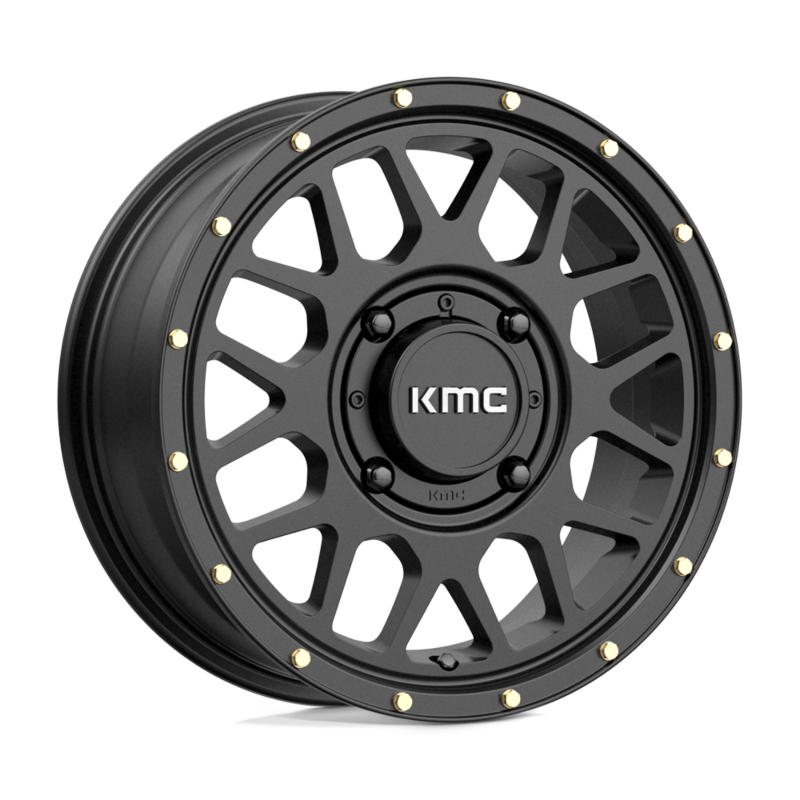 KMC Powersports- UTV- KS135 15X6 4X137 S-BLK 38MM (sold individually)