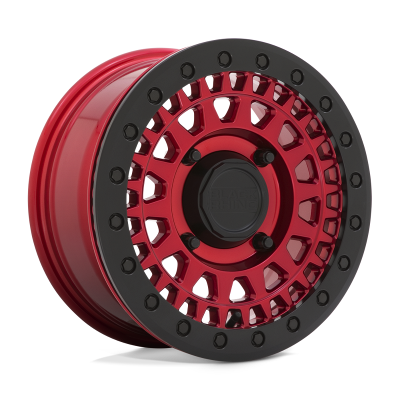 Black Rhino Hard Alloys- UTV- BUPKB 15X7 4X156 C-RED-BLK-RG 36MM (Sold individually)