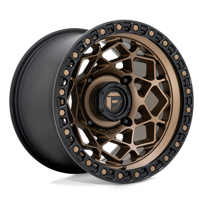 Fuel UTV- D785 15X10 4X156 BRZ M-BLK-RING 00MM (sold individually)