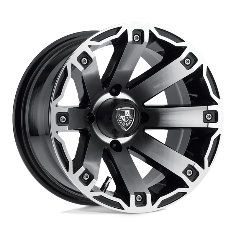 Fairway Alloys- UTV- FA143 12X7 4X4.0 MACH G-BLK -47MM (sold individually)