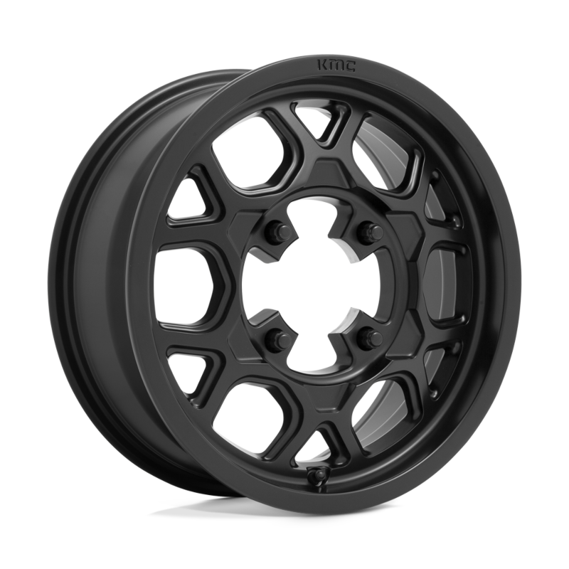 KMC Powersports- UTV- KS133 15X6 4X156 S-BLK 38MM (sold individually)