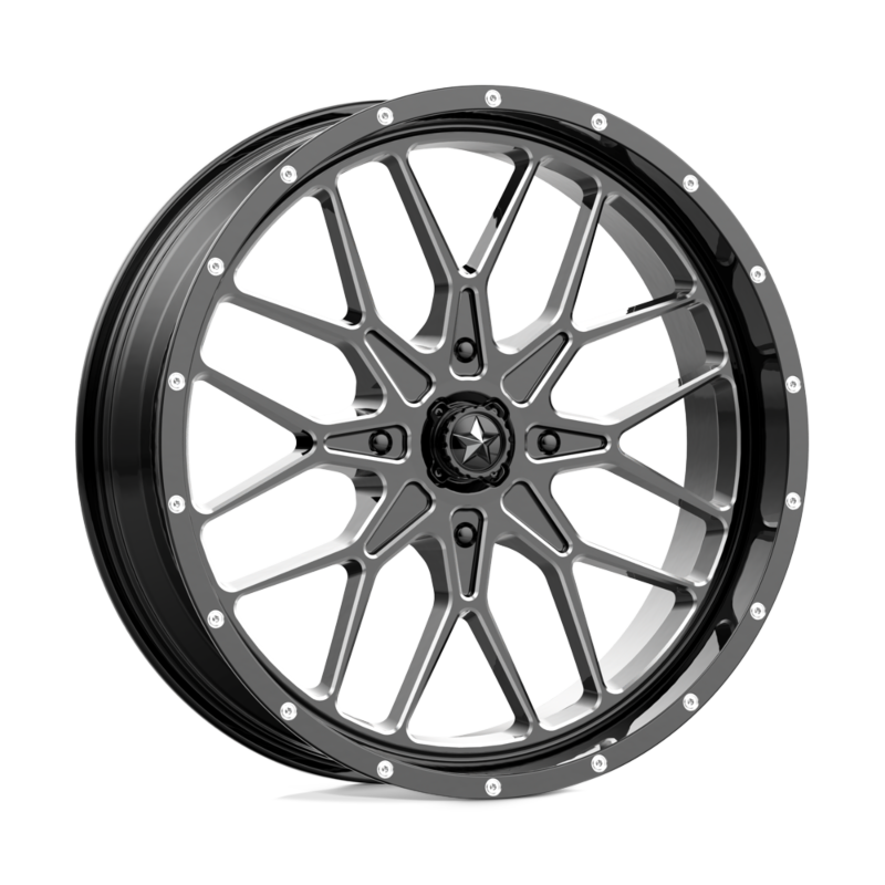 MSA Offroad Wheel- UTV- MA45 14X7 4X137 G-BLK MILL 10MM (sold individually)