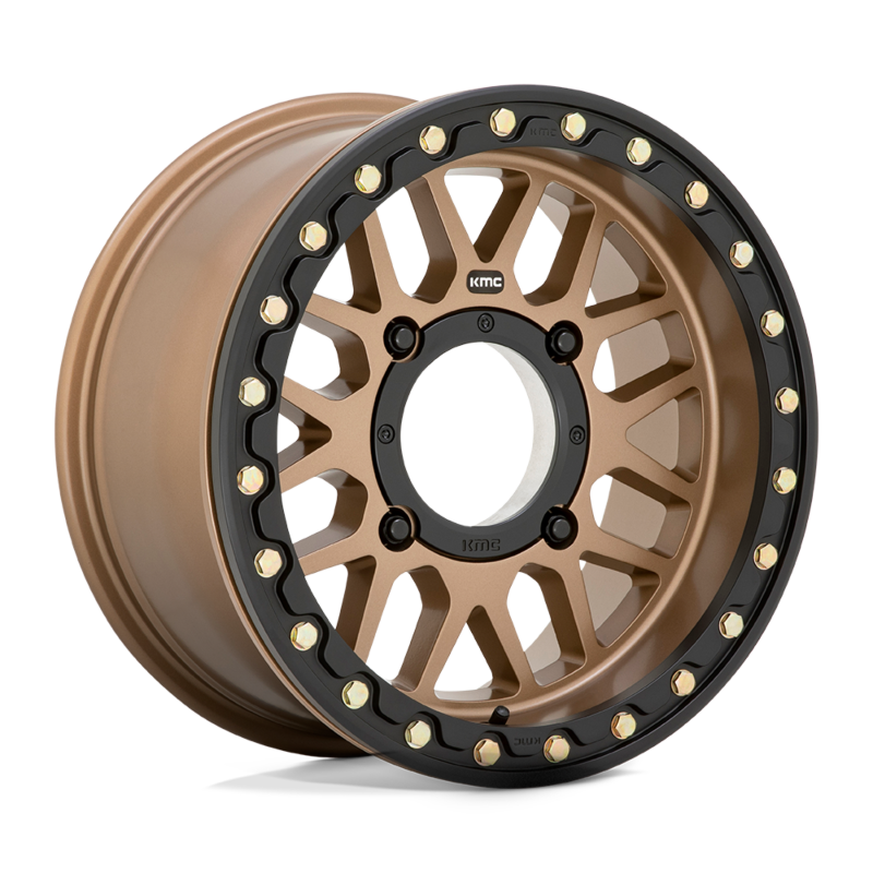 KMC Powersports- UTV- KS235 15X7 4X156 S-BRONZE 10MM (sold individually)