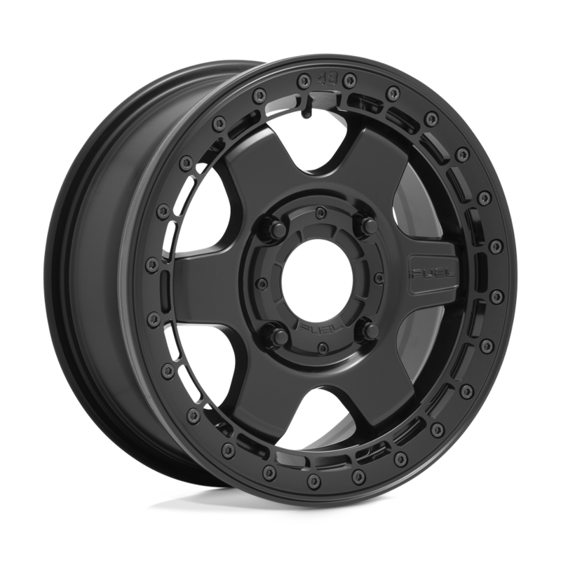 Fuel UTV- D922 15X6 4X137 MT-BLK BLK-RING 38MM (sold individually)