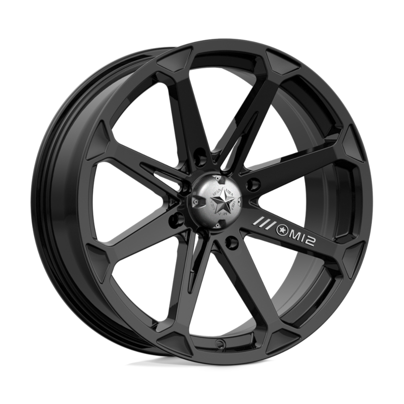 MSA Offroad Wheel- UTV- MA12 18X7 4X137 G-BLK 10MM (sold individually)