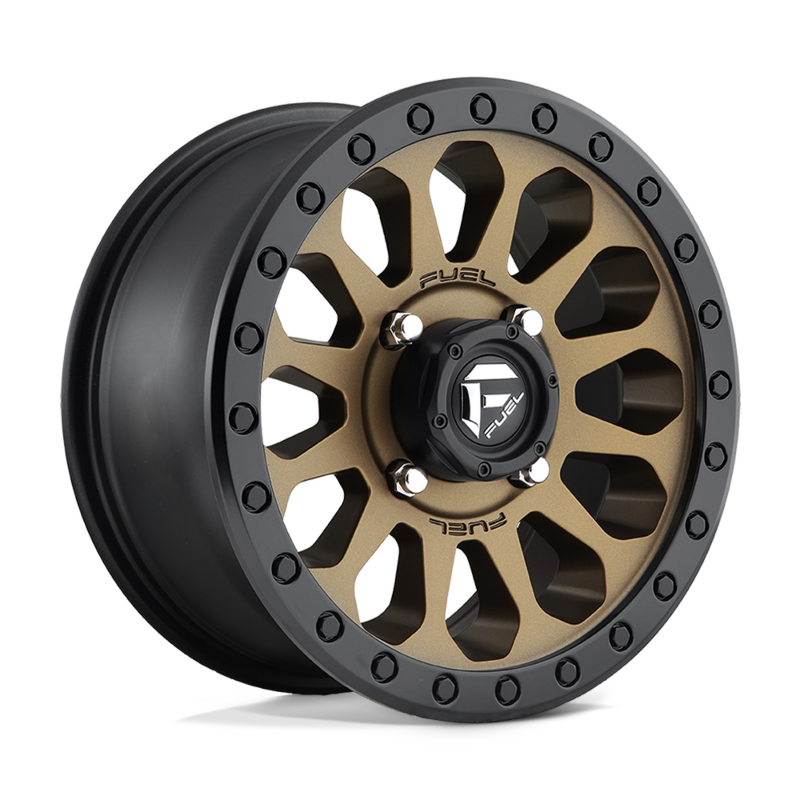 Fuel UTV- D600 15X7 4X137 MT-BRNZ-BBR 38MM (sold individually)